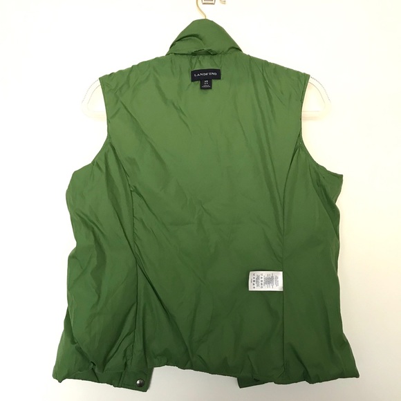 Land’s End Down Puffer Vest with Pockets - Picture 7 of 7